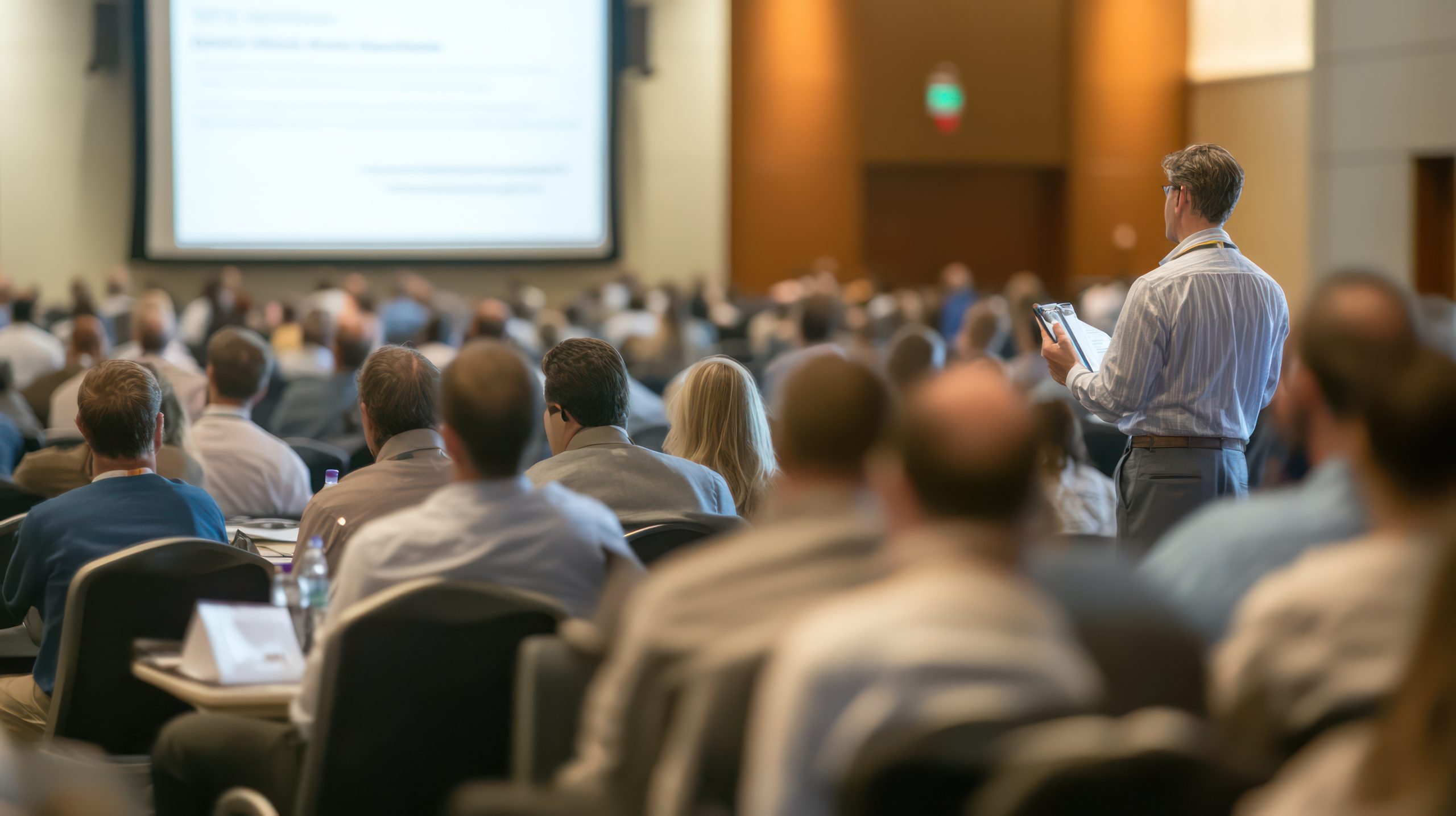 Corporate seminar and training session