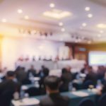 Blur Of Business Conference And Presentation In The Conference H Media Flow Studio SG 在新加坡租专业音响